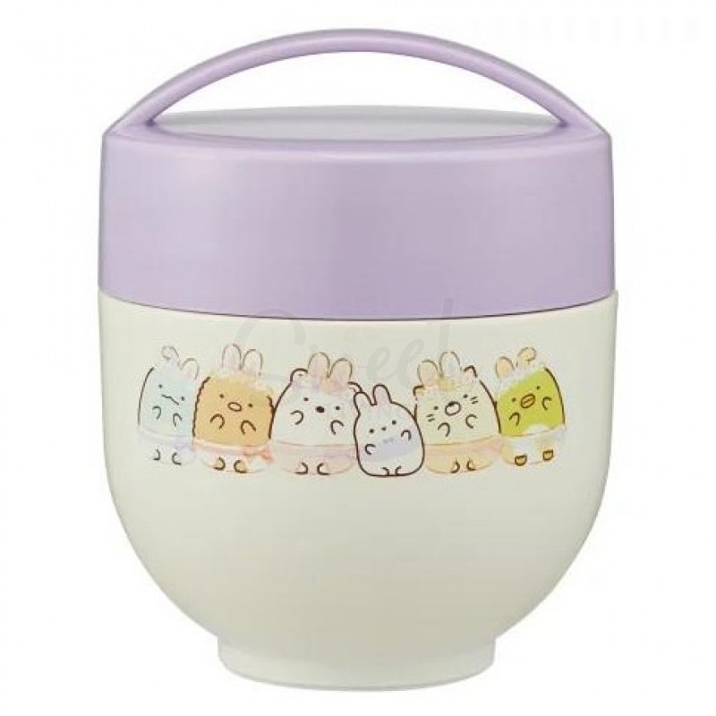 【日本】 SKATER 斯凯达 超轻量 不锈钢抗菌 双层保温饭盒 角落生物/ Insulated lunch bowl 540ML -  - 1@ - Sweet Living