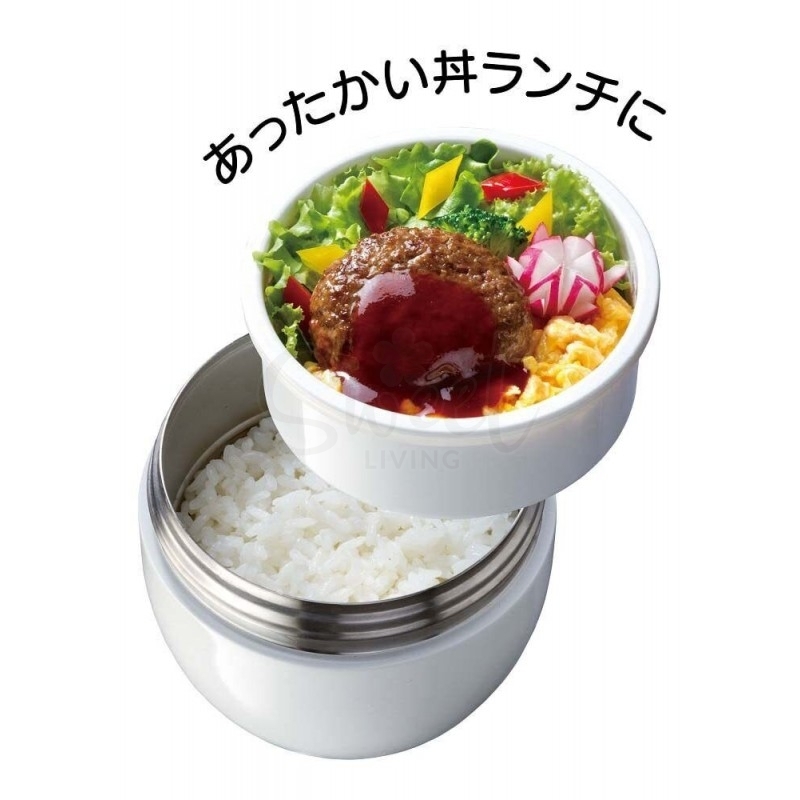 【日本】 SKATER 斯凯达 超轻量 不锈钢抗菌 双层保温饭盒 角落生物/ Insulated lunch bowl 540ML -  - 4@ - Sweet Living