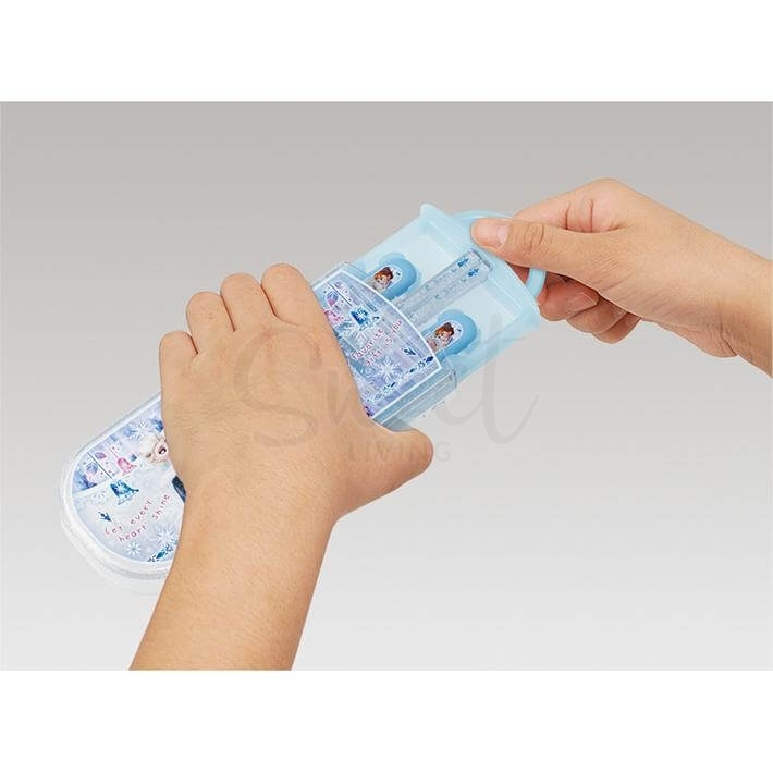 【日本】skater 不锈钢儿童学生外出便携餐具套组 冰雪奇缘/恐龙系列 附赠姓名贴/ Portable Spoon and Fork -  - 18@ - Sweet Living