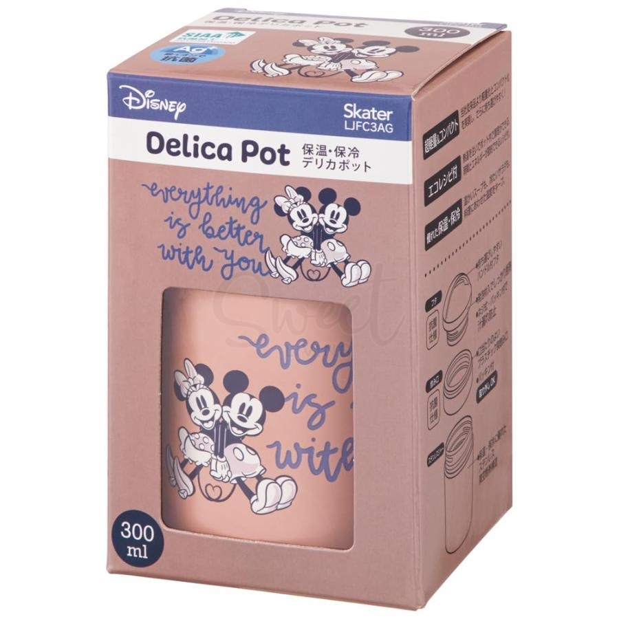 【日本】Skater 保温饭盒 焖烧杯 迪士尼米奇图案 / Insulated Bowl 300ml -  - 4@ - Sweet Living