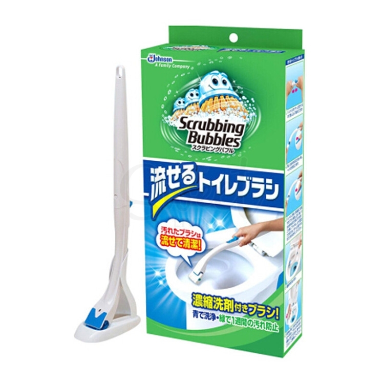 【日本】 Johnson  庄臣一次性马桶刷（一刷杆一支架四刷头）/ Toilet Brush Set -  - 1@ - Sweet Living