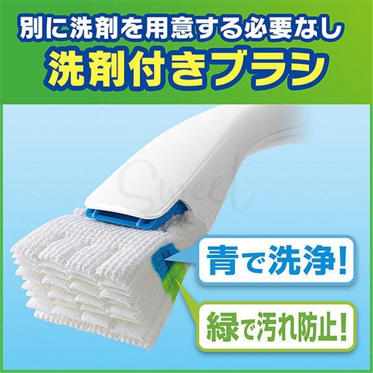 【日本】 Johnson  庄臣一次性马桶刷（一刷杆一支架四刷头）/ Toilet Brush Set -  - @ - Sweet Living