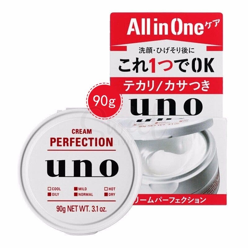【日本】资生堂 Sheisdo  UNO 男士面霜 多效合一 补水保湿控油平衡 红面霜/ Balancing Face Cream 90g -  - 1@ - Sweet Living
