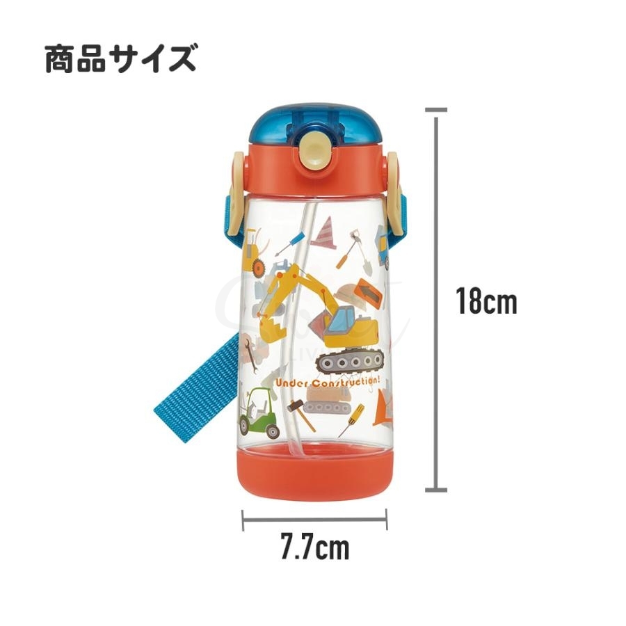 【日本】 Skater 儿童背带 吸管杯水杯水壶 多款入 冰雪奇缘/恐龙/火车/独角兽/ Drink Bottle 480ml -  - 10@ - Sweet Living