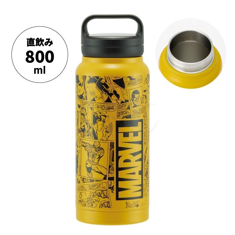 【日本】 Skater 斯凯奇 MARVEL漫威联名 手提不锈钢大容量保温杯 保温壶水壶/ Insulated Water Bottle 800ml -  - @ - Sweet Living