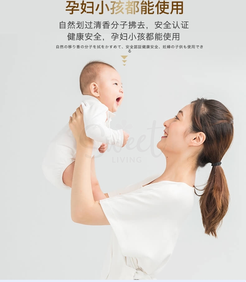 【日本】小林制药 SAWADAY 车载香水清香剂 车载香水夹/ Kobayashi Car Air Freshener Clip (6ml) -  - 9@ - Sweet Living