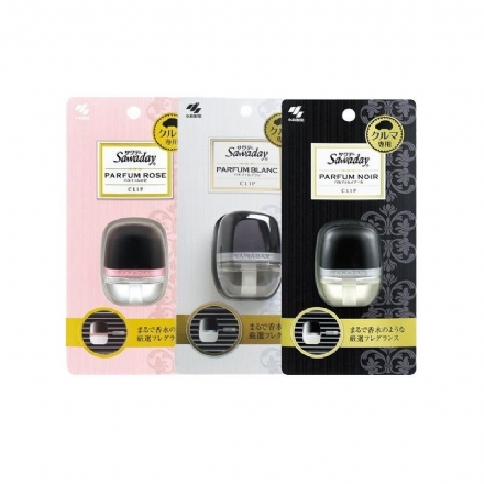 【日本】小林制药 SAWADAY 车载香水清香剂 车载香水夹/ Kobayashi Car Air Freshener Clip (6ml) -  - 2    - Sweet Living