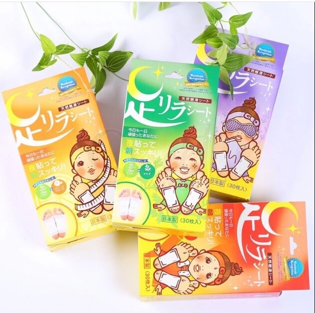 【日本】树之惠本铺 美容养生祛湿 天然树液排毒足贴 30枚 /Detox Foot Patch -  - 1@ - Sweet Living