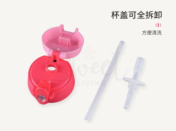 【日本】THERMOS 膳魔师 儿童保温杯 便携儿童吸管杯 不锈钢水杯 米奇米妮款 附赠斜挎背带水杯套 400ml/600ml / Insulated Kids Bottle -  - 9@ - Sweet Living