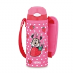 【日本】THERMOS 膳魔师 儿童保温杯 便携儿童吸管杯 不锈钢水杯 米奇米妮款 附赠斜挎背带水杯套 400ml/600ml / Insulated Kids Bottle -  - 15    - Sweet Living