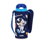 【日本】THERMOS 膳魔师 儿童保温杯 便携儿童吸管杯 不锈钢水杯 米奇米妮款 附赠斜挎背带水杯套 400ml/600ml / Insulated Kids Bottle -  - 16    - Sweet Living