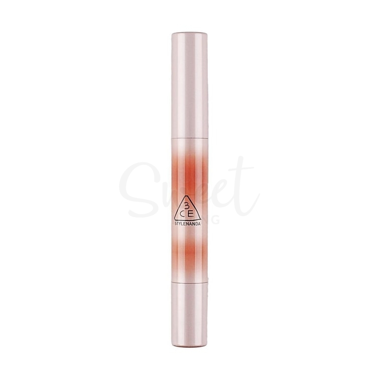 【韩国 3CE】 新品融光唇冻 细管镜面固体唇膏/口红 #Softest 沁心白桃 /Milky Shadow 半日茶 -  - 3@ - Sweet Living