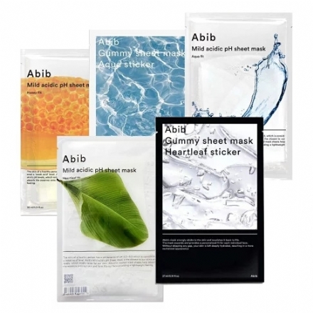 【韩国】 ABIB 阿彼芙 PH弱酸性保湿面膜系列 口香糖面膜 保湿 弱敏肌可用 10片入/ Mild Acidic pH Sheet Mask - Sweet Living