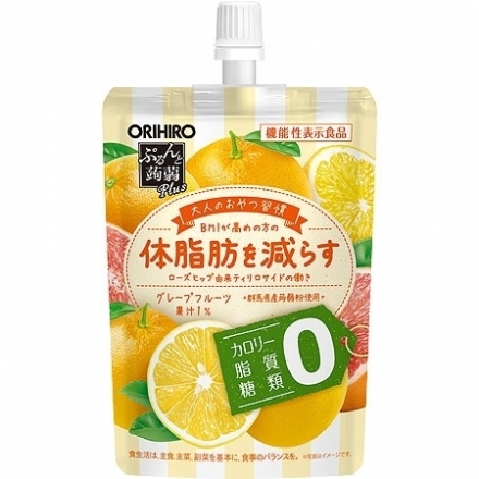 【日本】 ORIHIRO 立喜乐 Konjac Jelly 低卡高纤 蒟蒻果汁果冻 零卡小零食 体脂肪减少 西柚口味 130g -  - 2    - Sweet Living