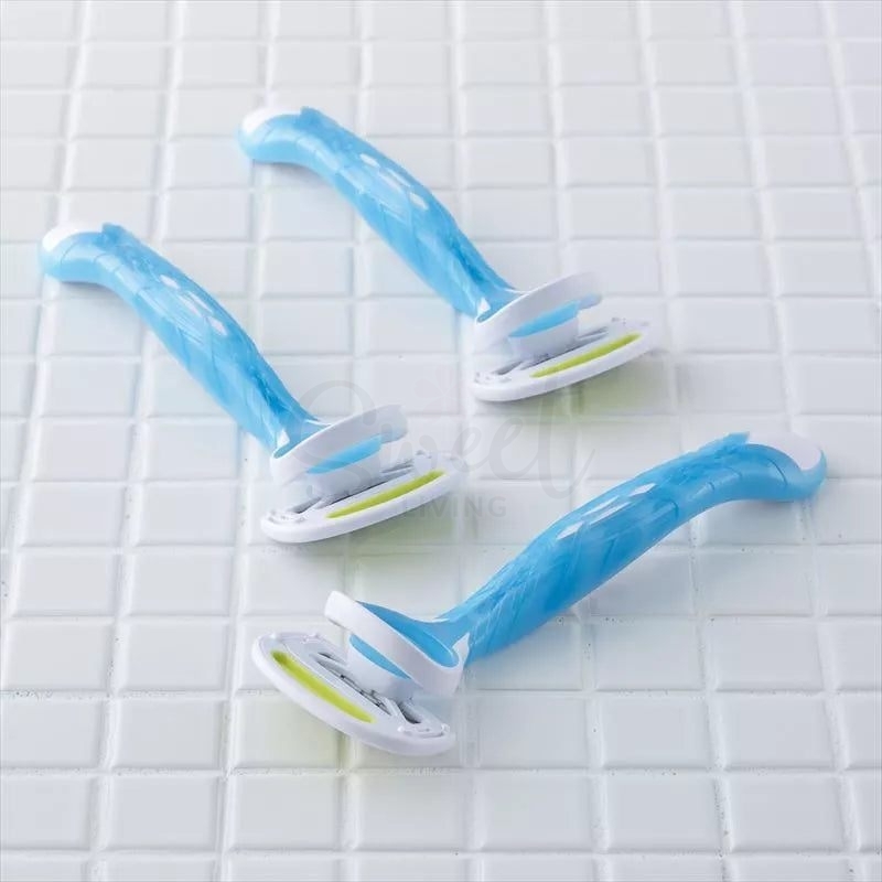 【日本】KAI 贝印 刮毛刀 剃毛刀 Aqua Fit 弹力美体刀 身体用 3支/盒/  Body Razor -  - 3@ - Sweet Living