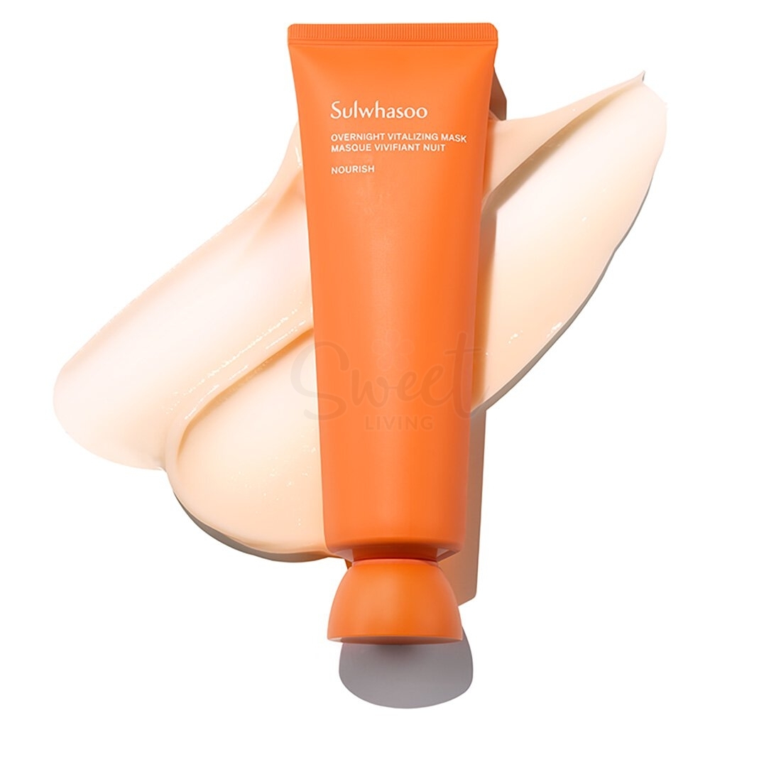 【韩国】雪花秀  与润夜间修护面膜 免洗滋养 提亮肤色  睡眠面膜/ Sulwhasoo Overnight Vitalizing Mask （120ml） -  - 1@ - Sweet Living