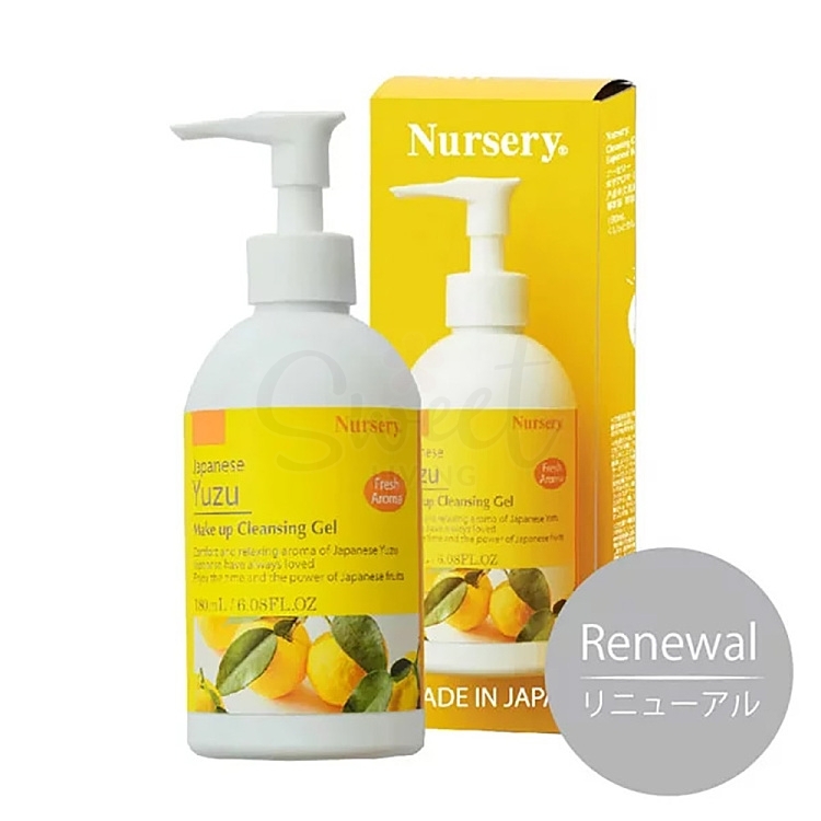 【日本】Nursery  柚子舒缓卸妆洁面 卸妆啫喱 卸妆乳 温和好乳化/ Makeup & UV Cleansing Gel Yuzu -  - 14@ - Sweet Living