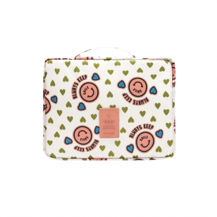 【韩国】Monopoly 旅行收纳化妆包 洗漱包 普通号 16cmx21cm 翻盖款/ Toiletry Bag -  - 3    - Sweet Living