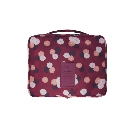 【韩国】MONOPOLY 旅行洗漱收纳包多功能化妆包 大号 Grand 18cmx23cm 翻盖款/ Toiletry Bag -  - 2    - Sweet Living