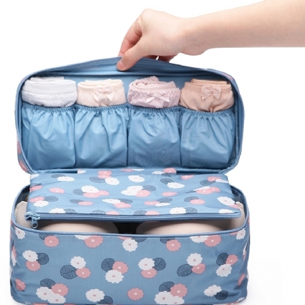 【韩国】MONOPOLY 内衣收纳包 旅行多功能文胸整理包 大号 14.5x28cm/ Lingerie Storage Travel Bag - Sweet Living