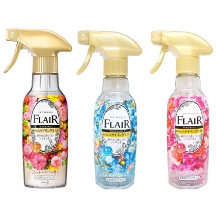 【日本】花王 Kao Flair 衣服防静电喷雾 除皱除菌除味芳香 织物 柔顺 270ml /Fabric Spray -  - 2    - Sweet Living