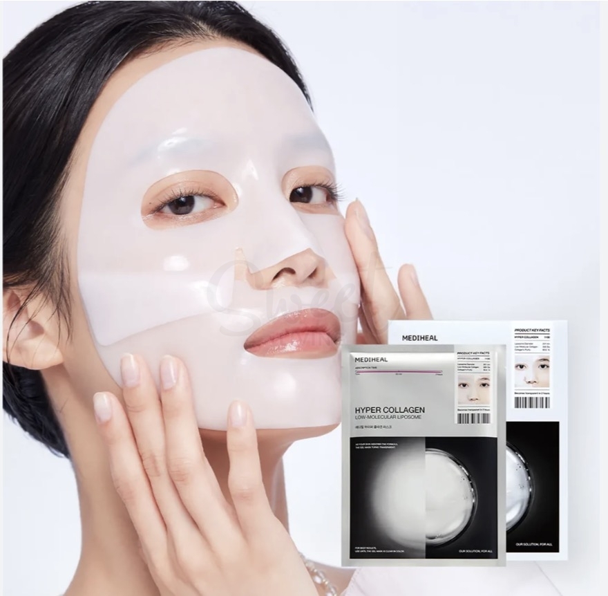 【韩国】Mediheal 美迪惠尔 胶原蛋白凝胶面膜 一盒六片 / HYPER COLLAGEN MASK 6PCS -  - 6@ - Sweet Living
