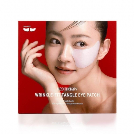 【韩国】MEDITHERAPY 抗皱提拉嘭弹眼膜贴 低分子胶原蛋白眼袋专研贴 大尺寸型 水润淡化眼纹 四对 /Wrinkle-Fit Tangle Eye Patch -  - 2    - Sweet Living