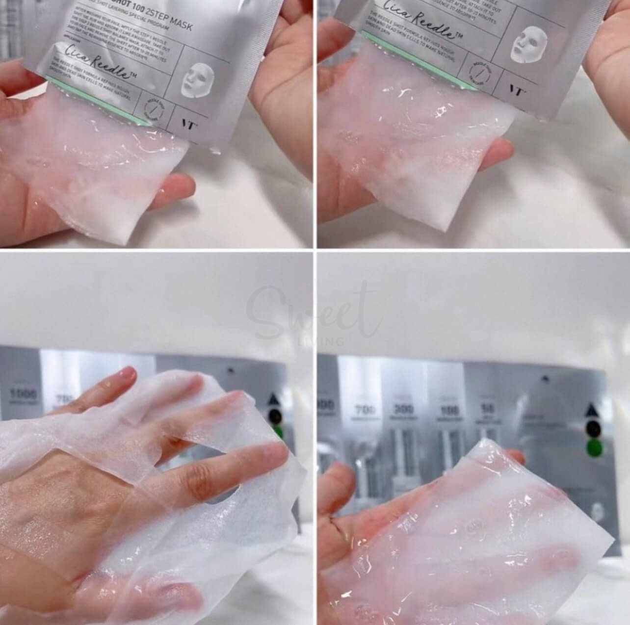 【韩国】VT Cosmetics Reedle Shot 微针精华二部曲/三部曲面膜 微晶渗透紧致透亮 单片装/ Mask -  - 5@ - Sweet Living