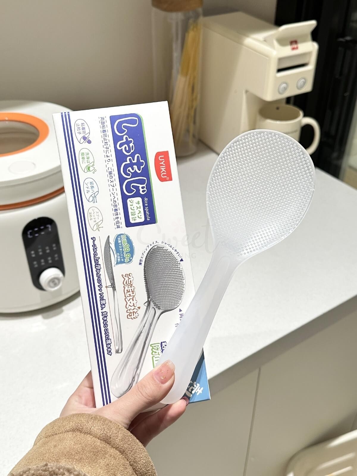 【中国】物以可/UYIKU 好用不粘饭勺 家用可立式 硅胶耐高温 不粘饭勺子 加厚打饭勺 -  - 6@ - Sweet Living