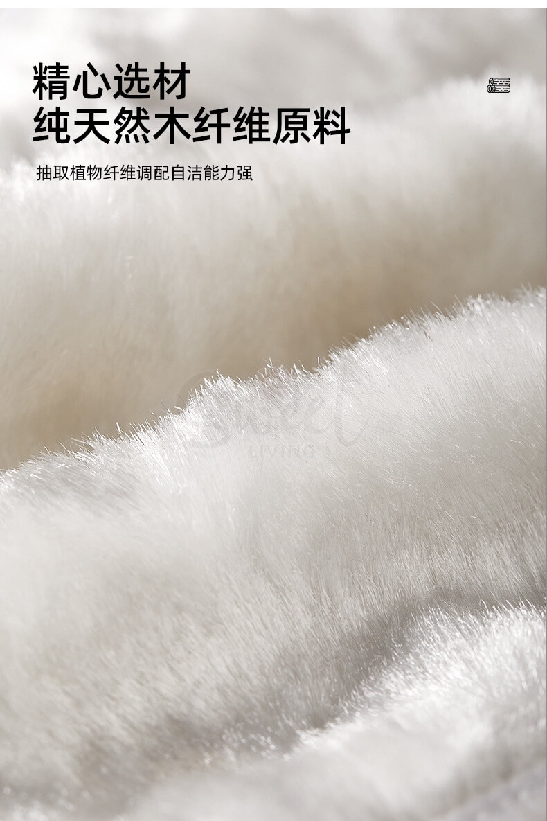 【中国】物以可/UYIKU 家用不掉毛洗碗巾 木纤维双面毛 厨房抹布 2条装 -  - 16@ - Sweet Living