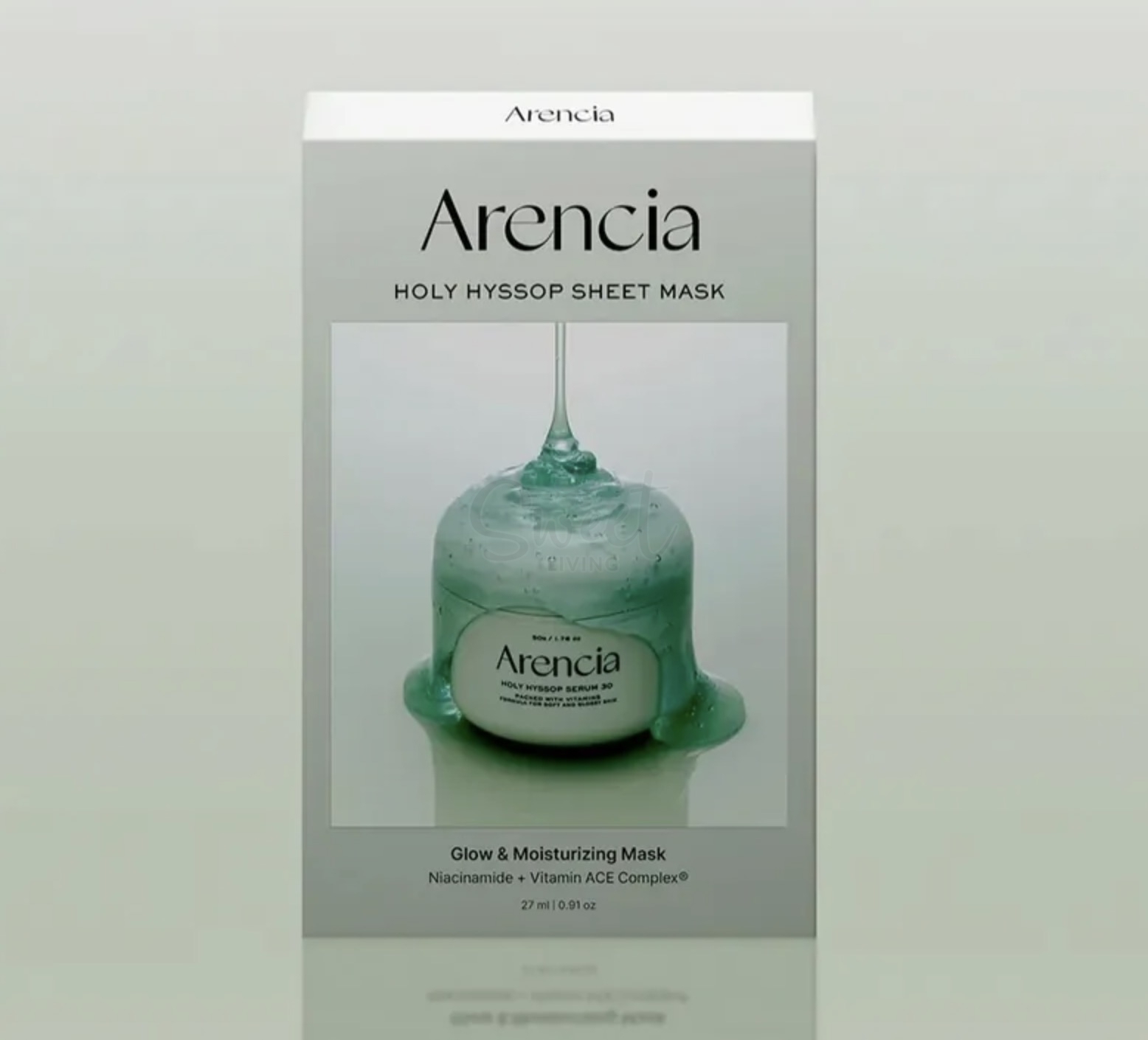 【韩国】Arencia 江南皮肤科 圣牛膝草 天然植物精华 保湿速效提亮 亮肌美白面膜 五片/盒 -  - 1@ - Sweet Living