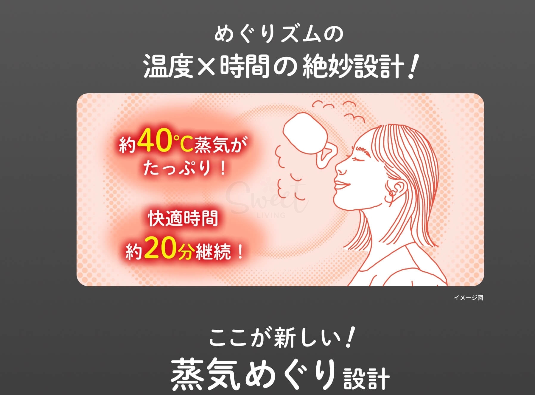 【日本】花王 KAO 蒸汽眼罩热敷眼罩发热眼贴 / Gentle Steam Warming Eye Mask -  - 26@ - Sweet Living