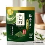 【日本】片冈物产 辻利 即冲速溶茶 抹茶牛奶 双倍特浓抹茶  Matcha Milk 190g -  - 3    - Sweet Living